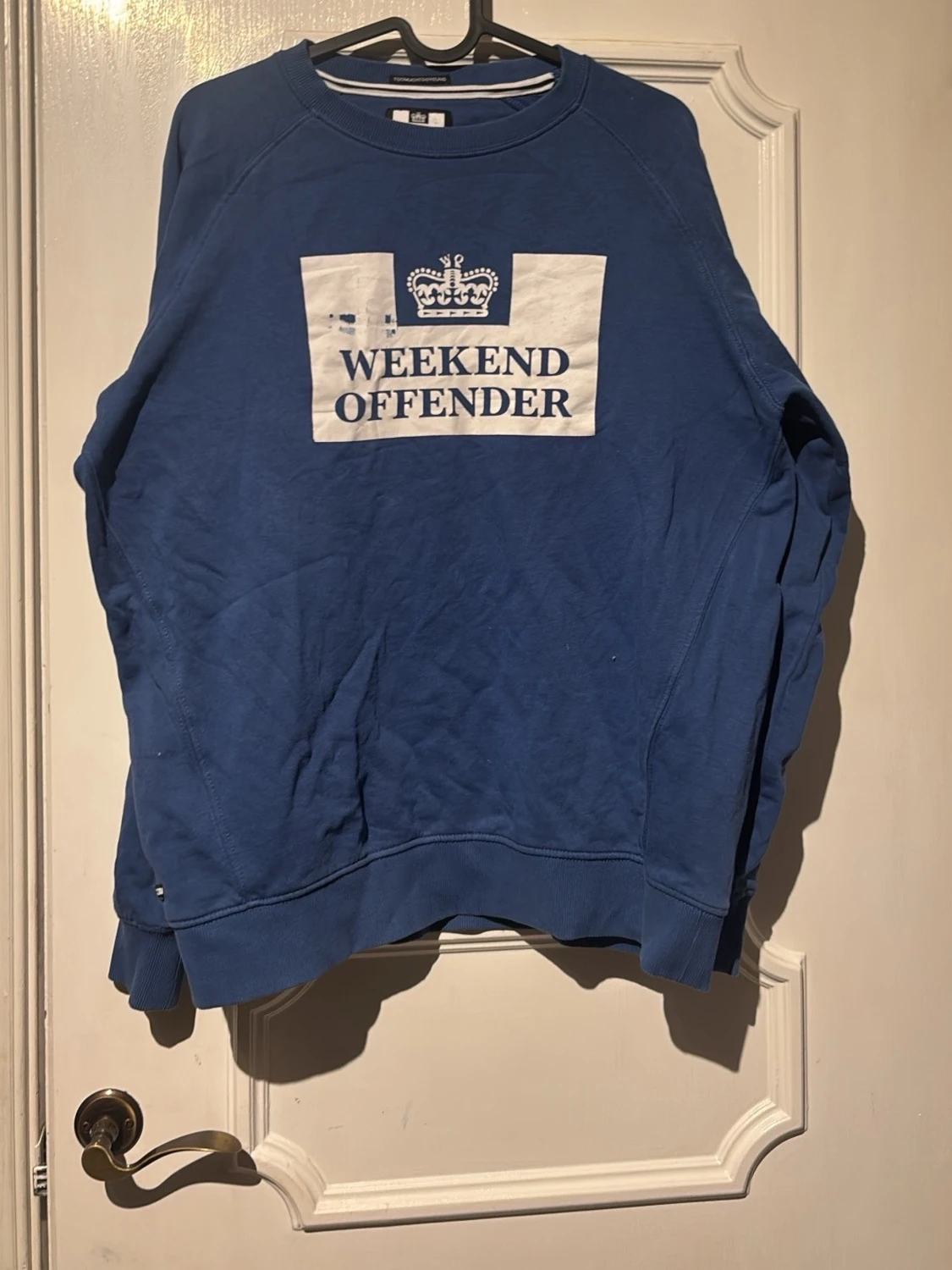 Blå Weekend Offender sweatshirt