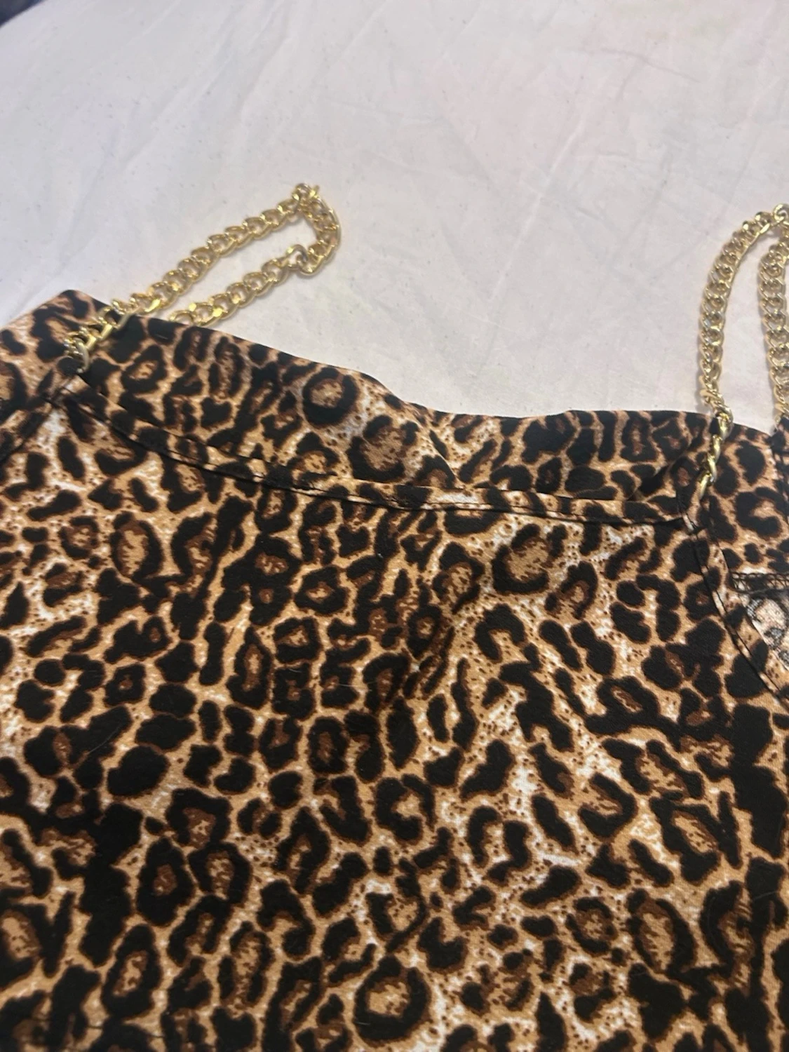 Leopardmönstrad linnetopp från SHEIN - 3