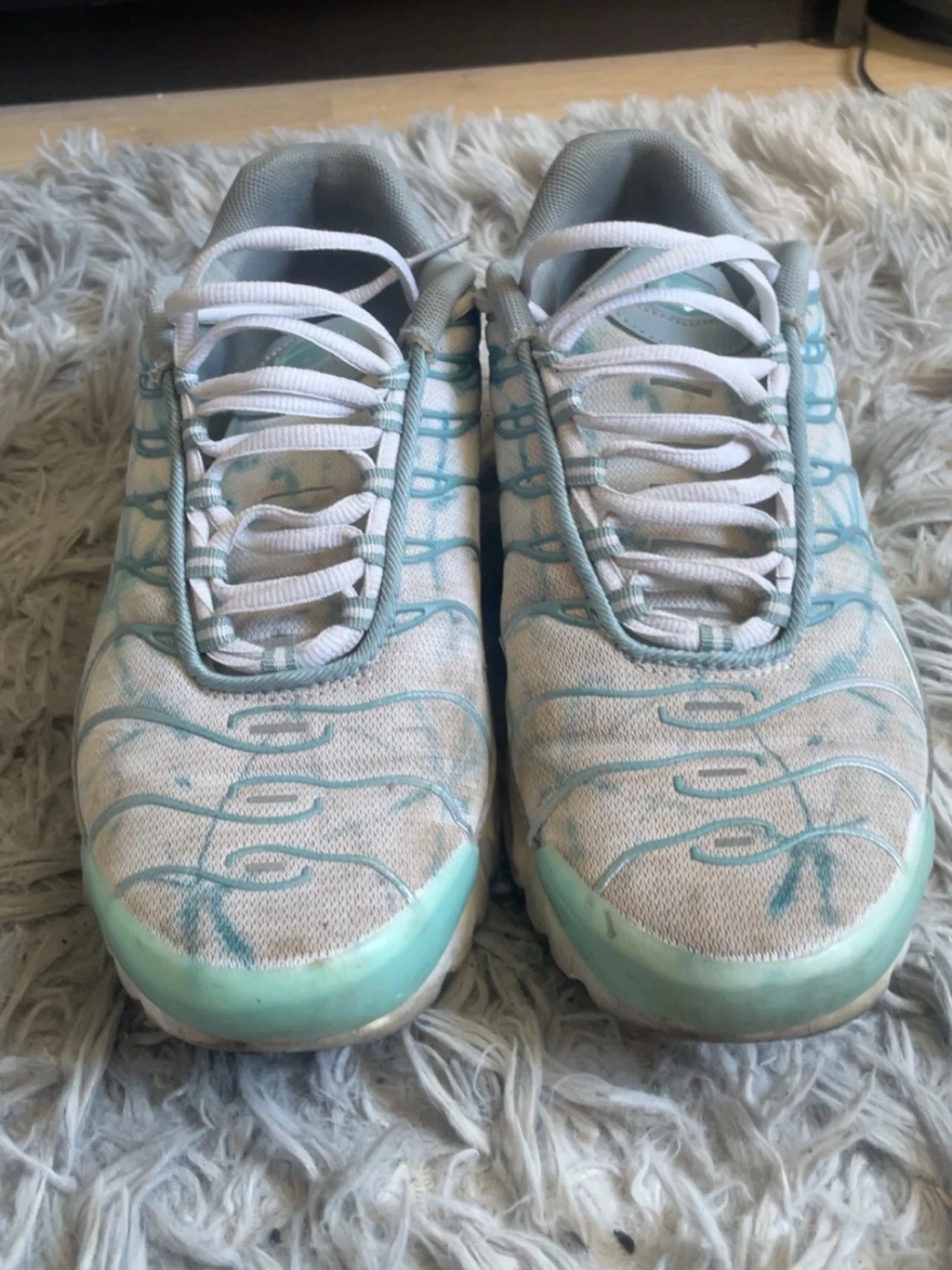 Nike Air Max Plus Tn vita/blå sneakers - 1