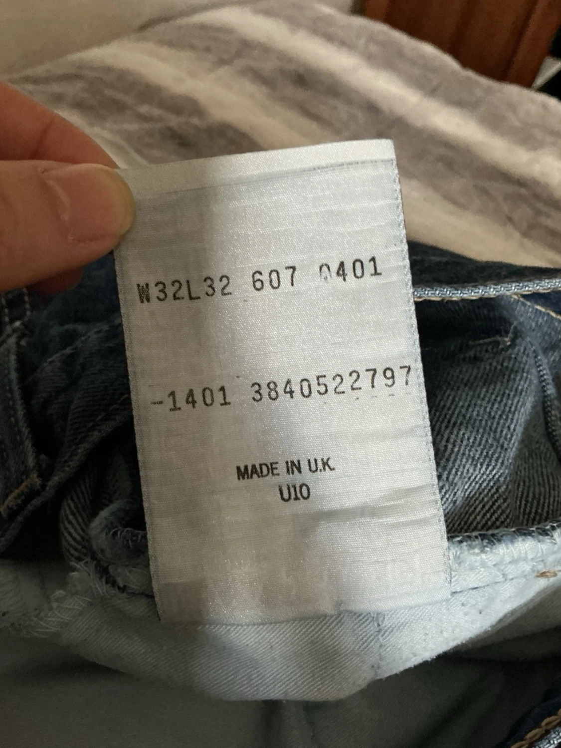 RARE Vintage Y2K LEVI’S 607 Orange Tab – Slim Bootcut – Dark Indigo – 100% Cotton (W32 L32) - 2