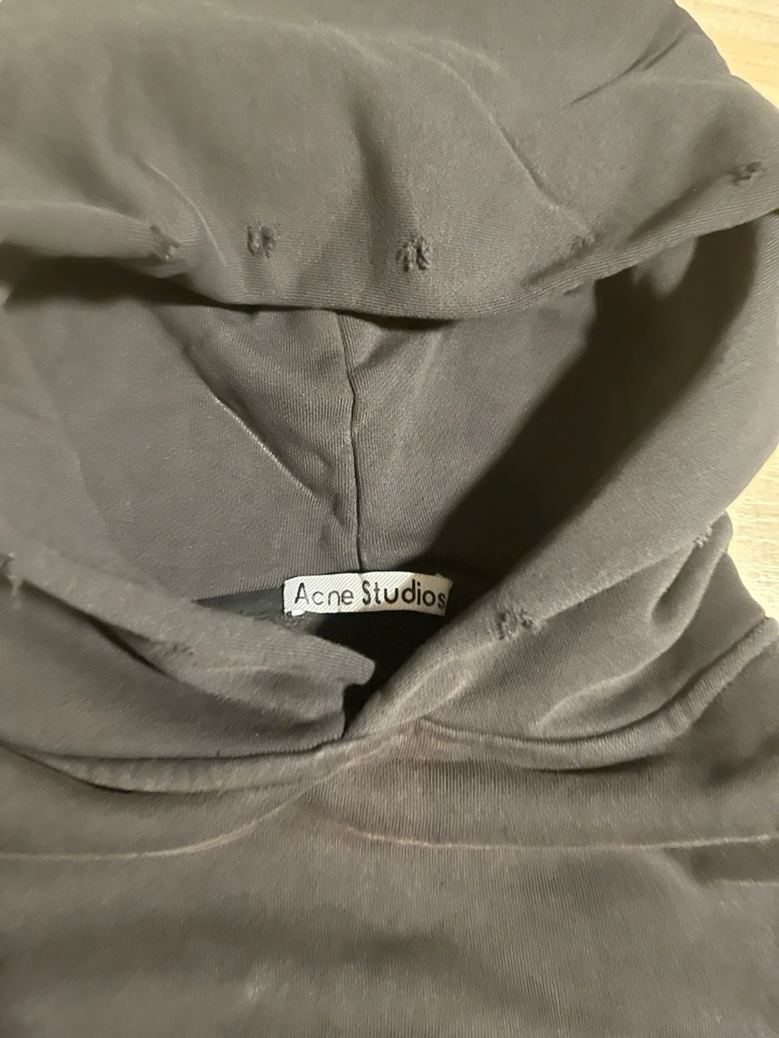 Svart Acne Studios Hoodie - 4