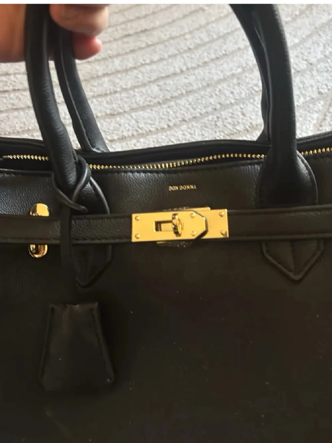 Svart handväska från Don Donna - 4