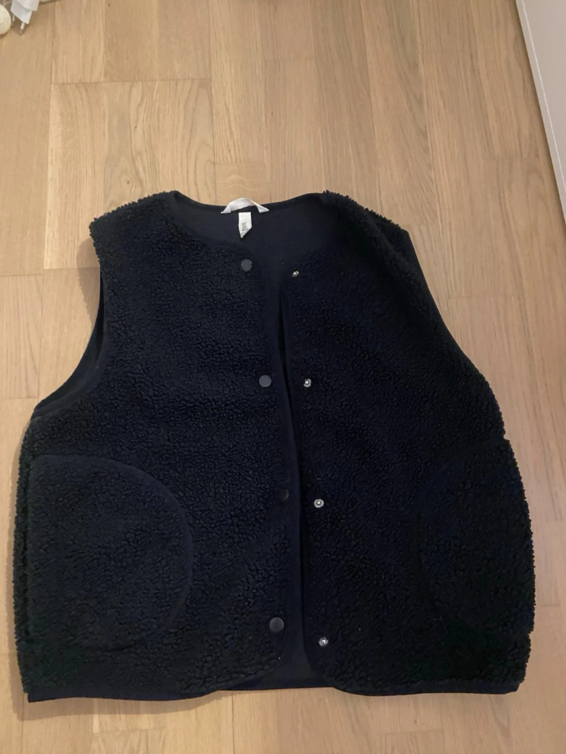 mörkblå teddyväst - 3