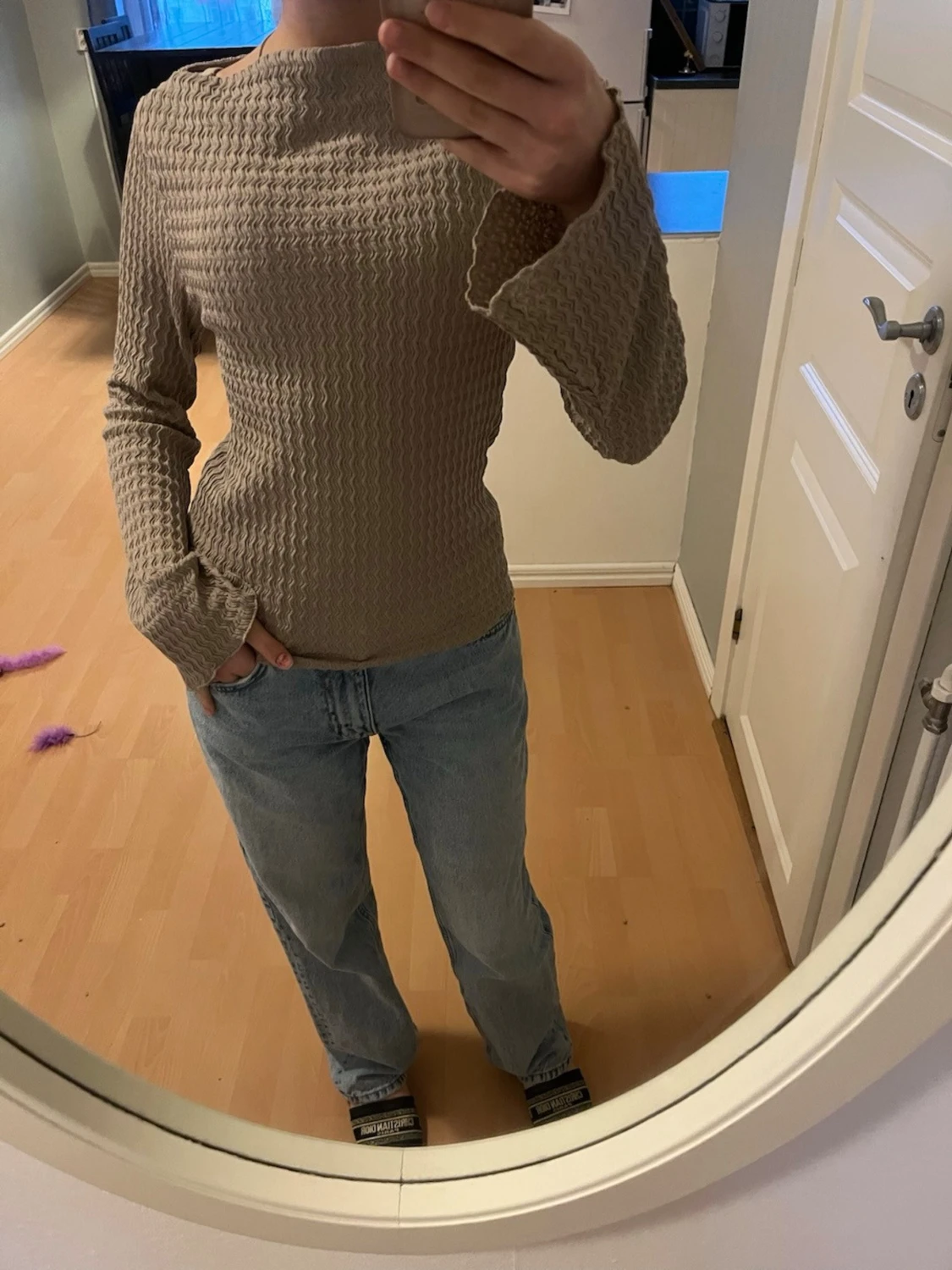 Beige Blus  - 1