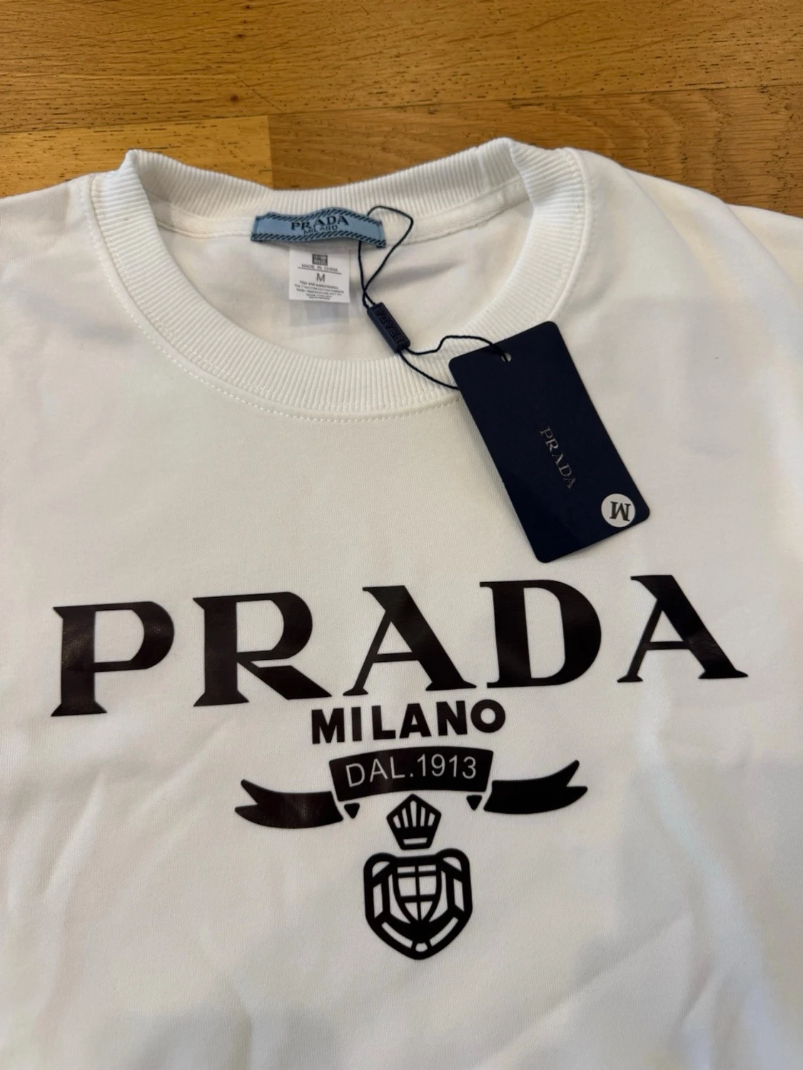 Vit sweatshirt från Prada - 1