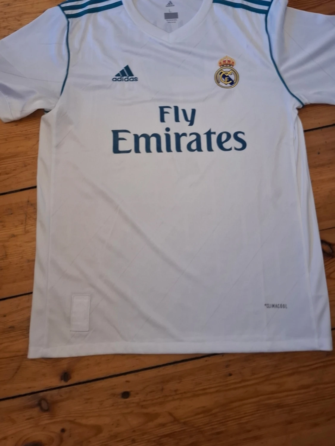 Vit Real Madrid Ronaldo tröja - 3