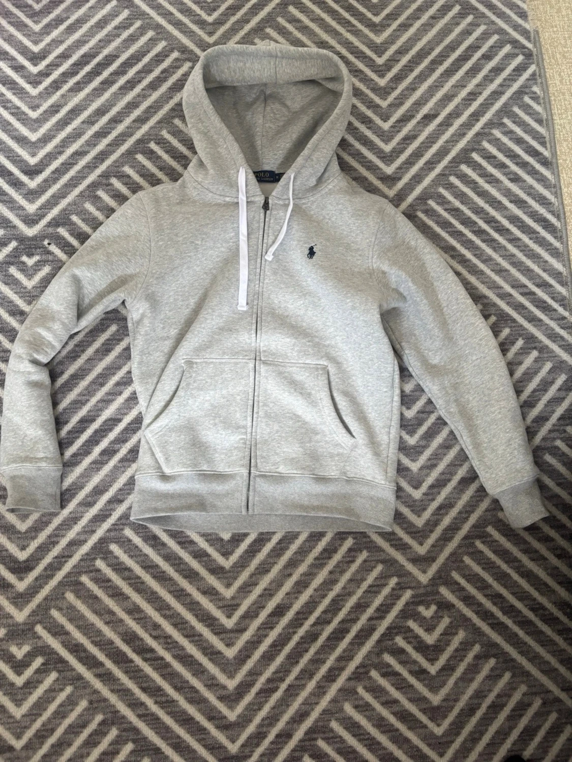 Grå hoodie från Polo Ralph Lauren