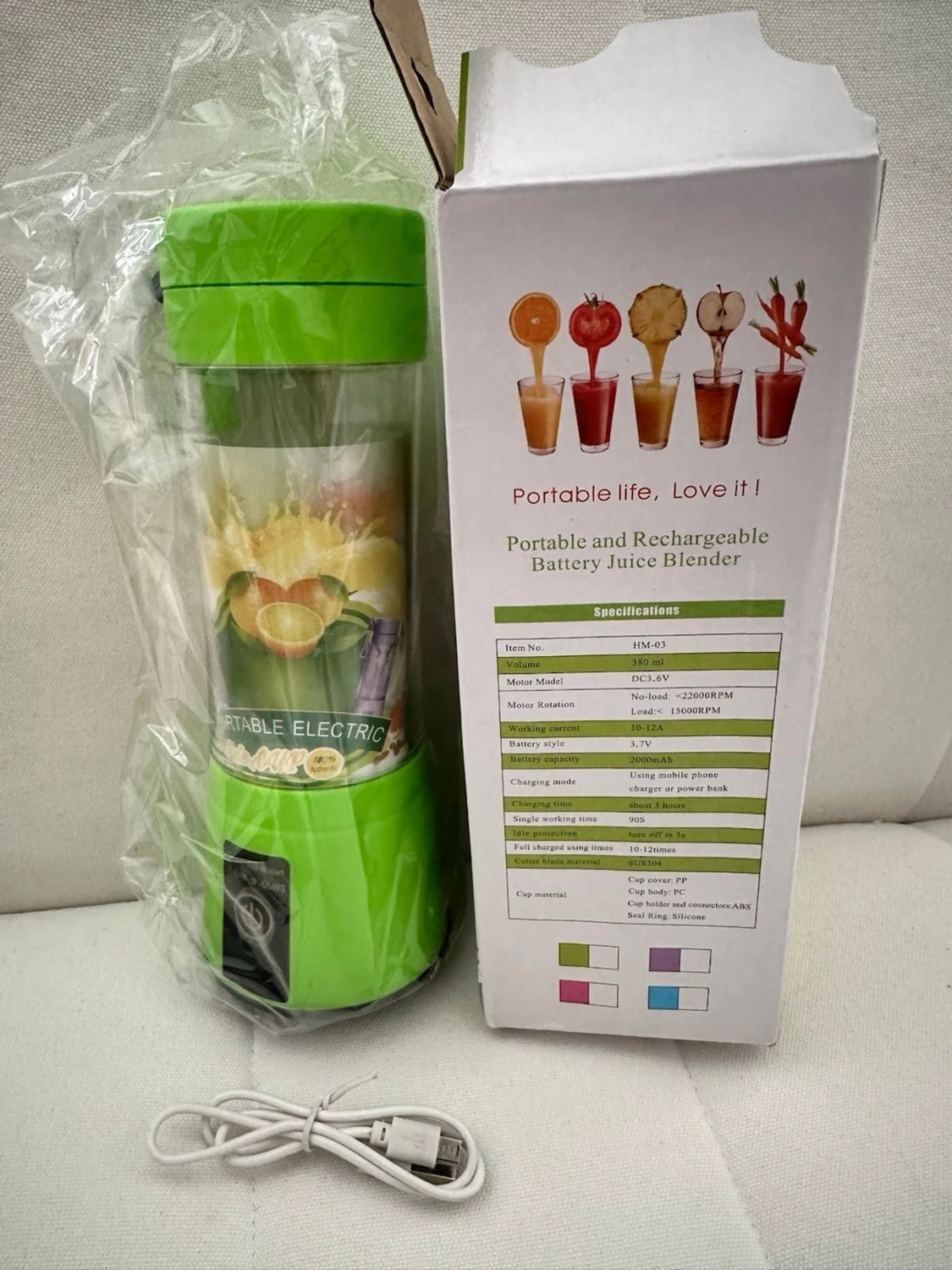 Grön portabel juiceblender - 2