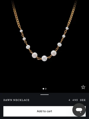 Maria Nilsdotter Dawn necklace -  Jätte fint Maria Nilsdotter halsband som tyvärr har tappat lite färg men det gör att lämna in så fixar dom det!! Nypris 4495kr