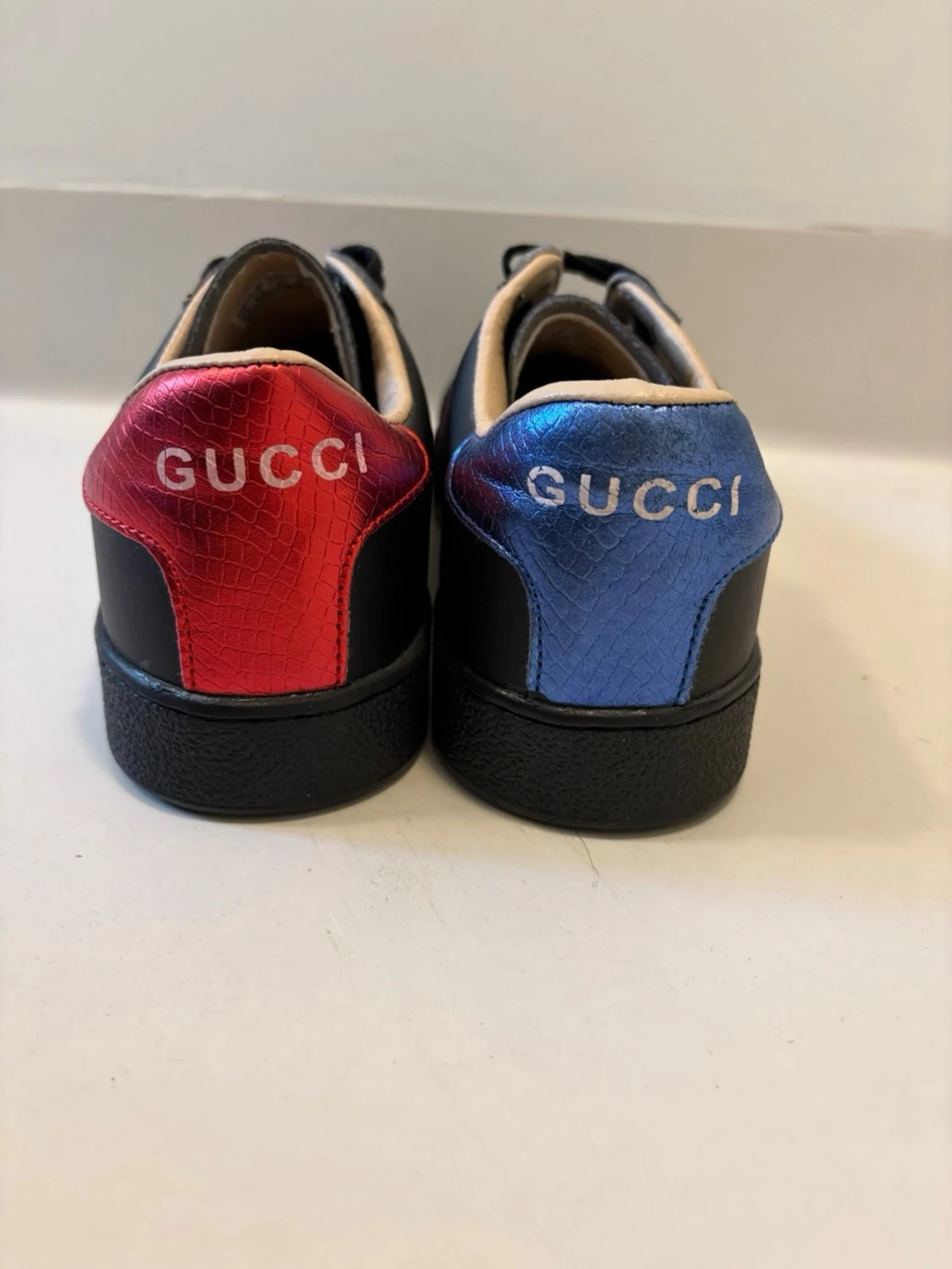 Svarta Gucci ace skor - 5