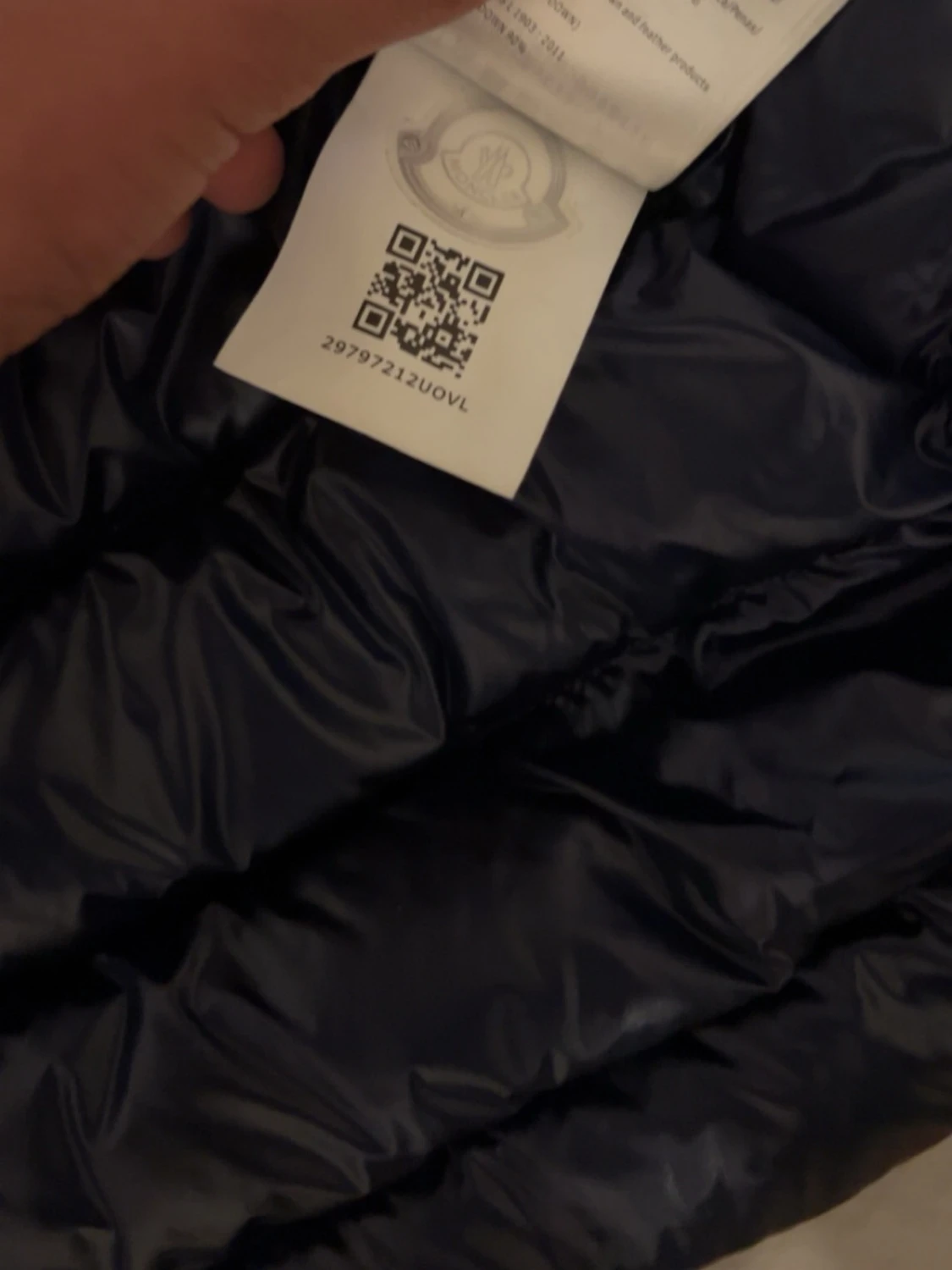 Mörkblå dunväst från Moncler - 4