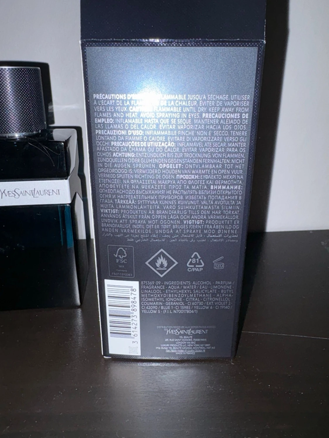 Yves Saint Laurent Y Eau de Parfum Intense 100 ml – Herrparfym - 1