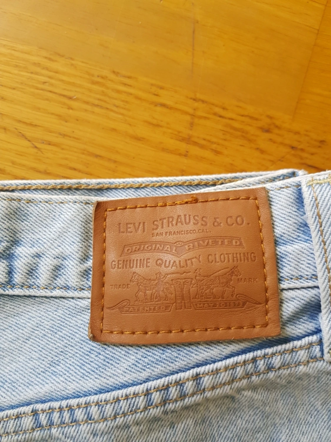 Ljusblå Levi's raka jeans - 2