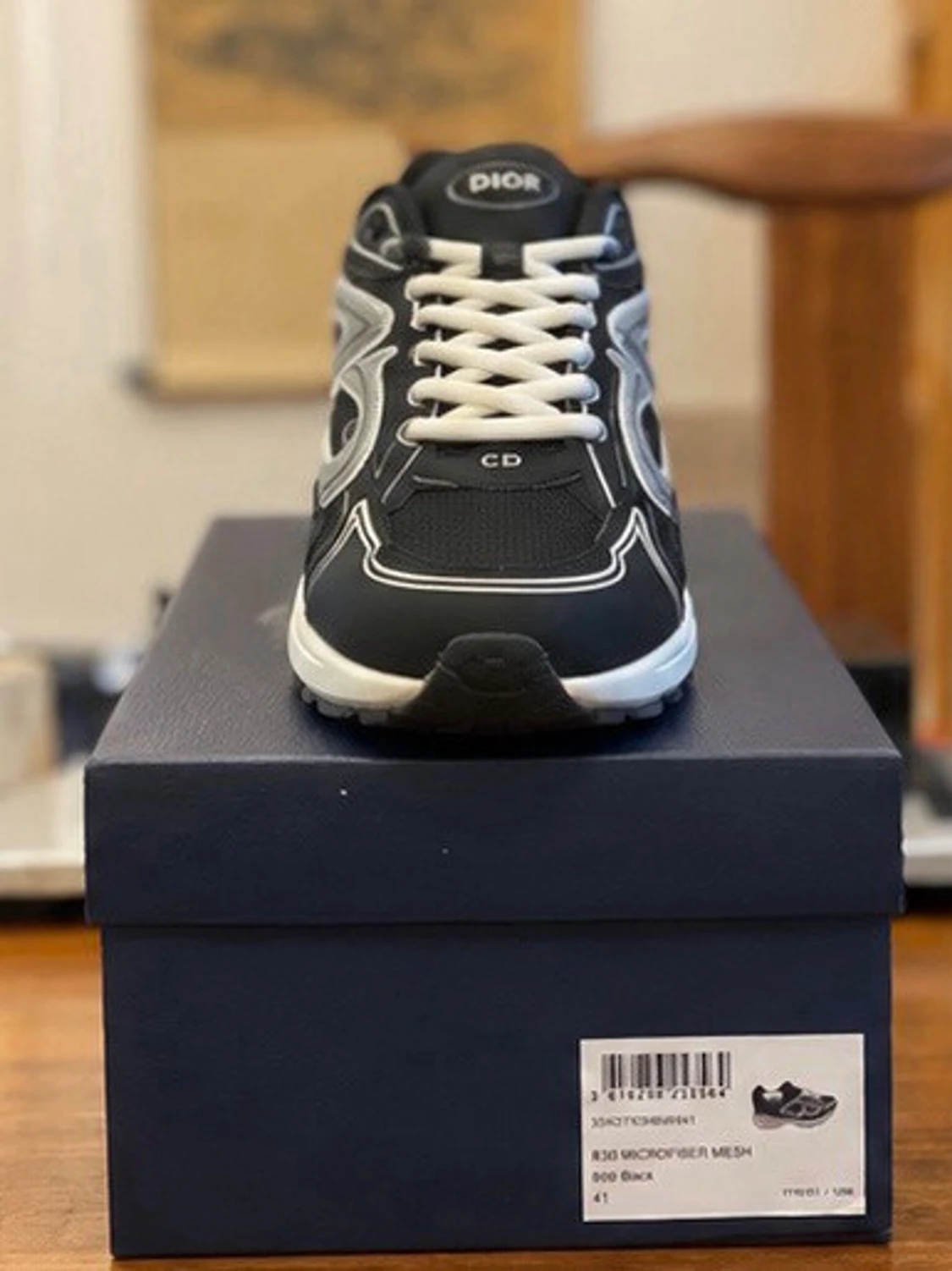 Dior B30 svarta sneakers - 1