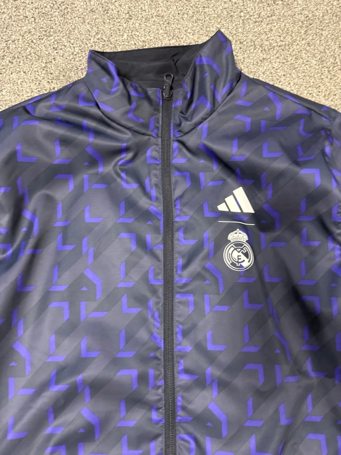 Adidas Real Madrid vindjacka blå - 1