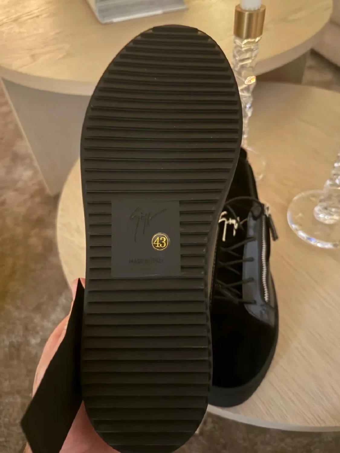 Svarta sneakers från Giuseppe Zanotti - 1