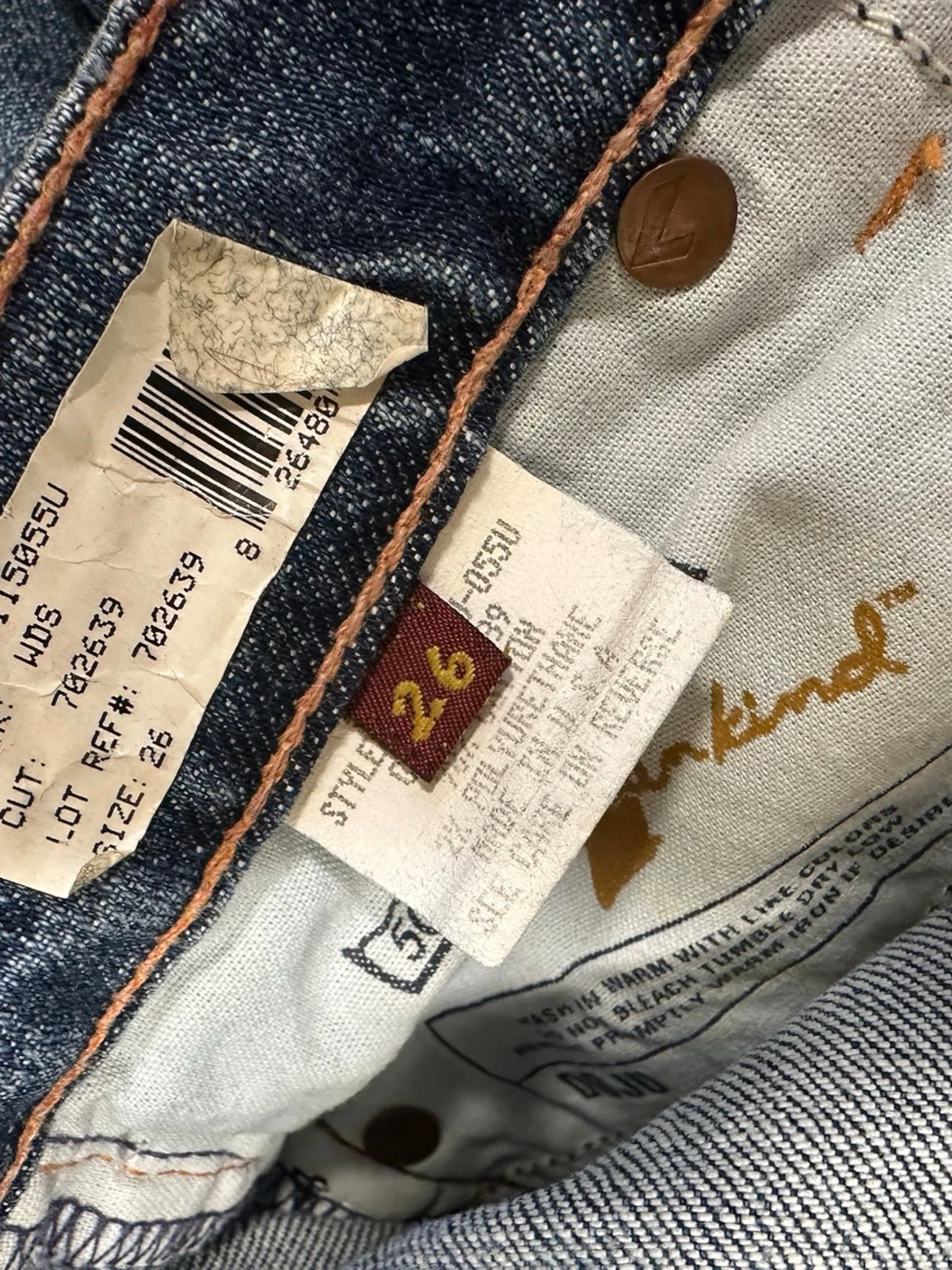 Blå bootcut jeans från 7 For All Mankind - 3