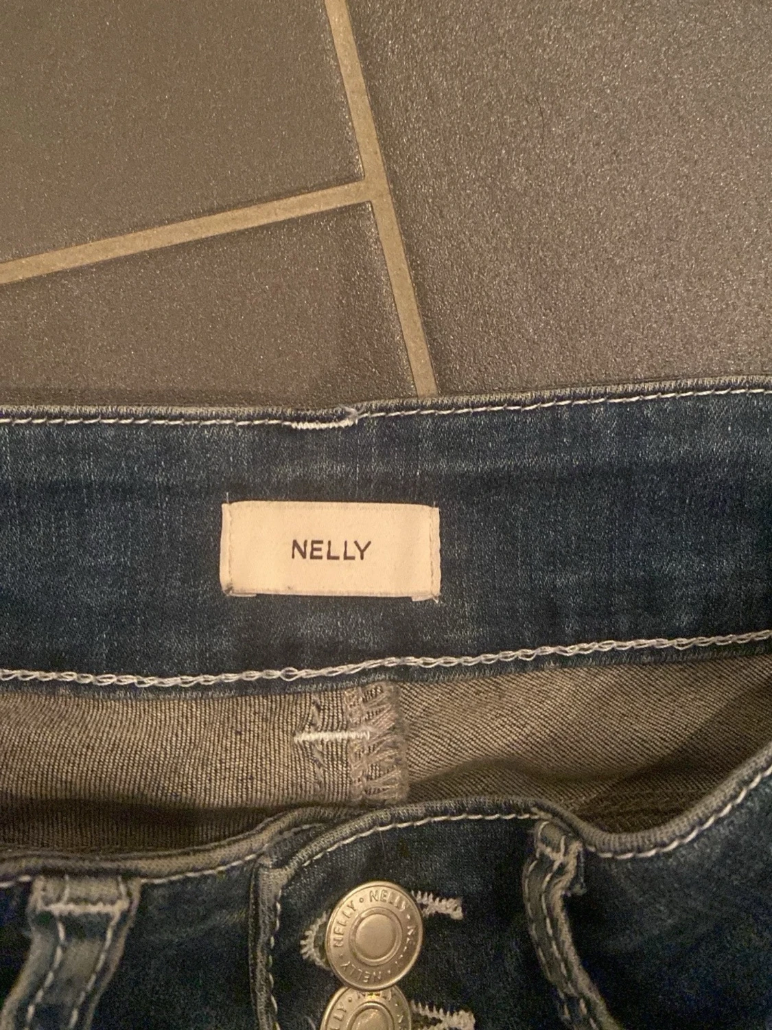 Blå bootcut jeans från Nelly - 5