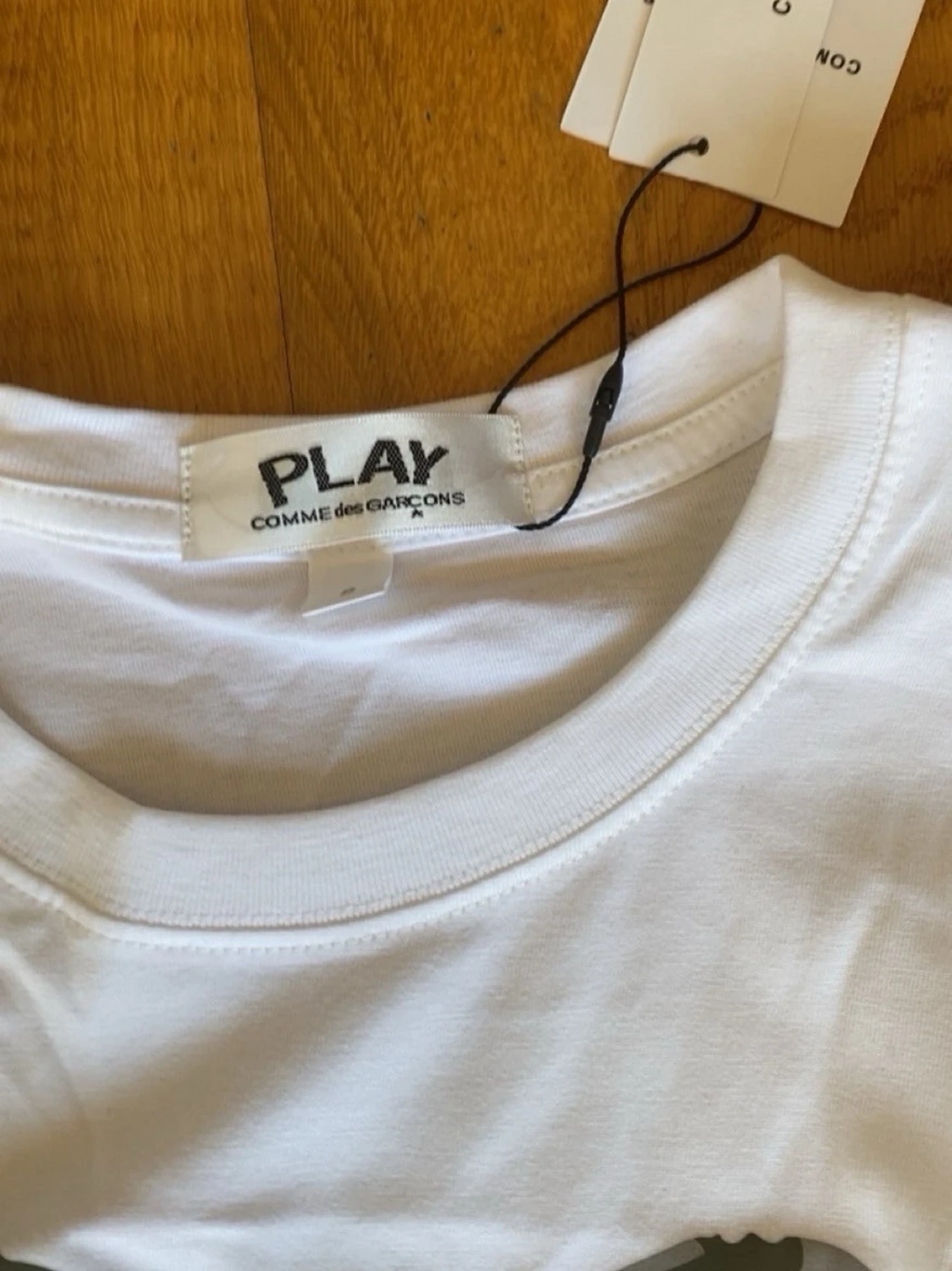 Vit Comme des Garçons Play t-shirt - 2