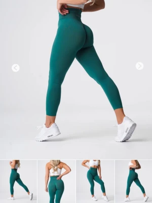 NVGTN Emerald Solid Seamless Leggings - Slutsålda leggings. Använda någon enstaka gång.  För mig var de lite för varma, att jämföra med Gymsharks Vital. 