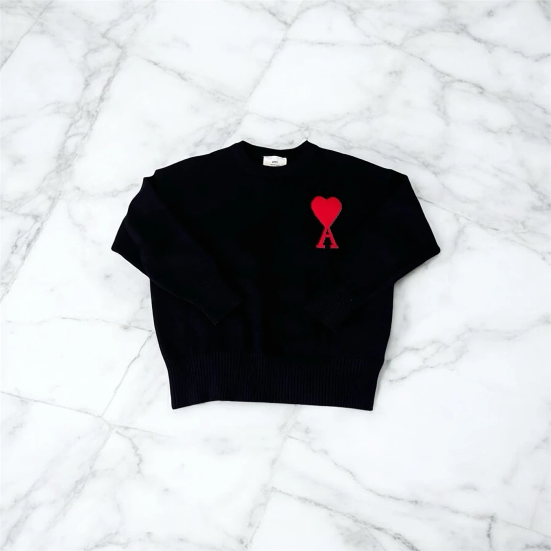 Svart Ami Paris Tröja