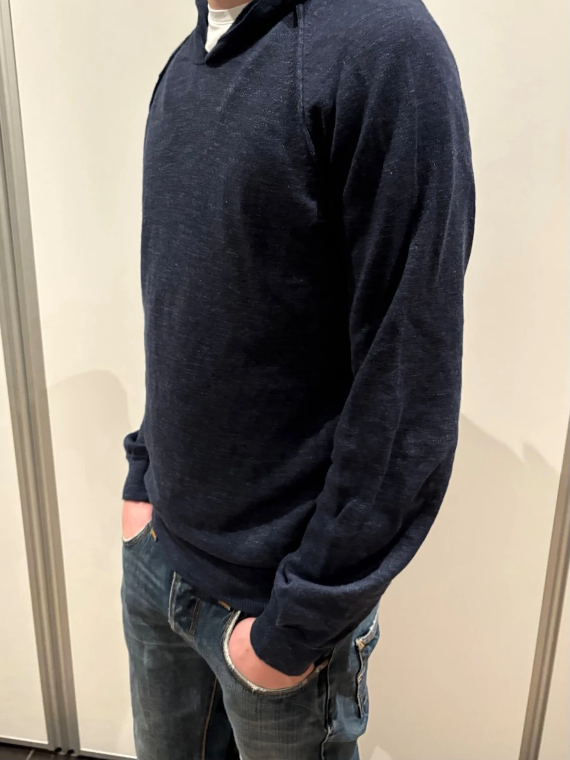 Oscar Jacobson stickad hoodie - 1