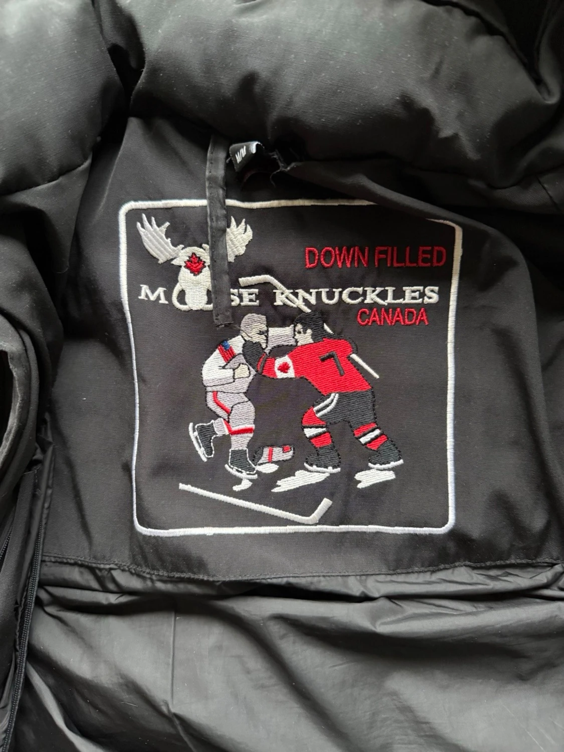 Svart dunjacka Moose Knuckles - 1