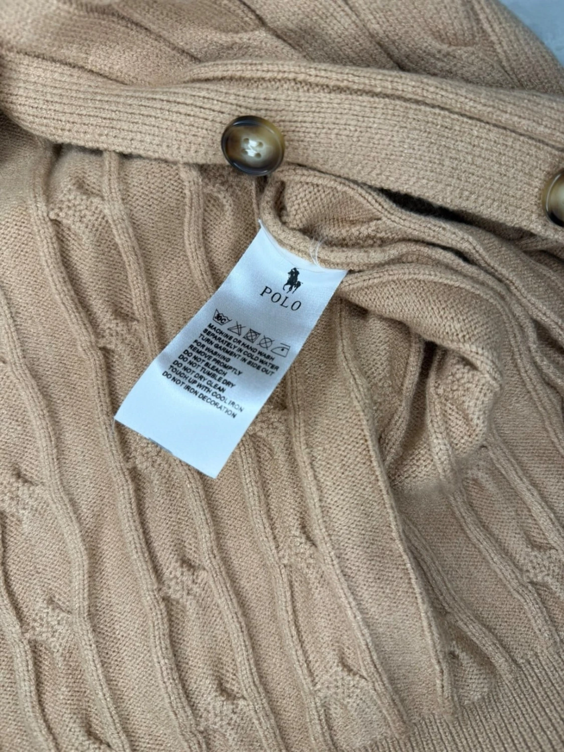 Stickad Polo Ralph Lauren Kofta - 4