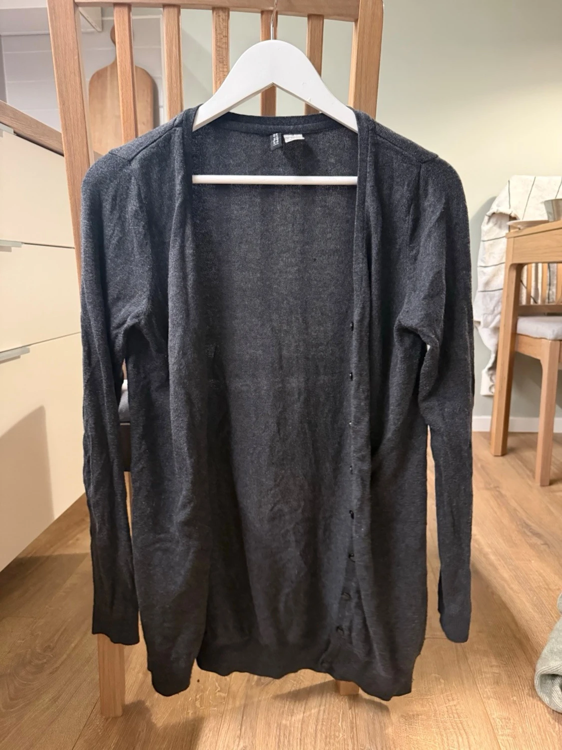 H&M kofta mörkgrå - 1