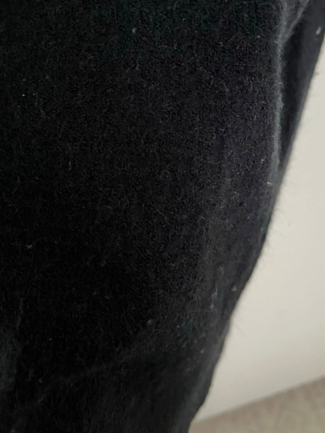 Svart lång stickad kjol - 1