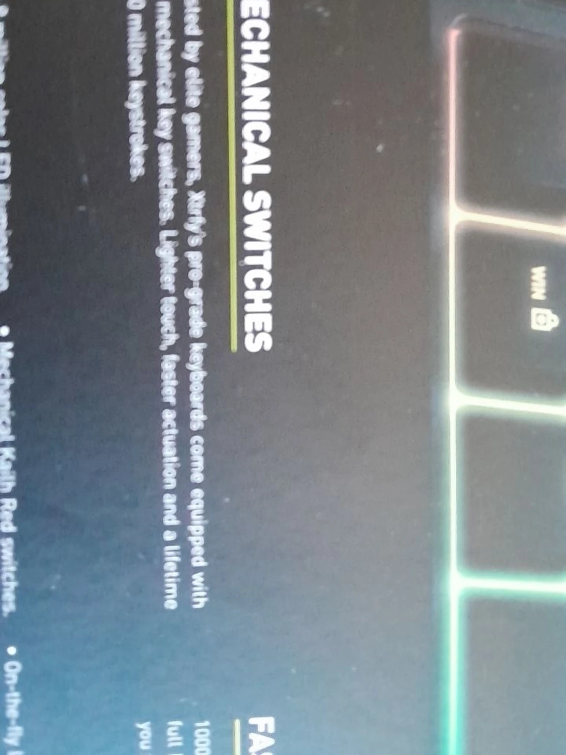 Xtrfy mekaniskt RGB-tangentbord