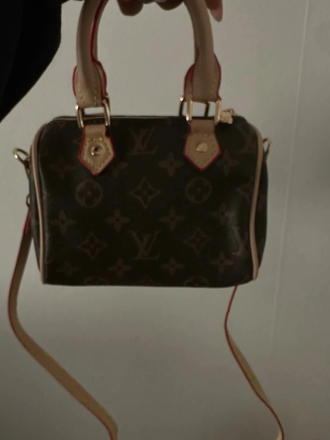  brun monogram handväska - 2