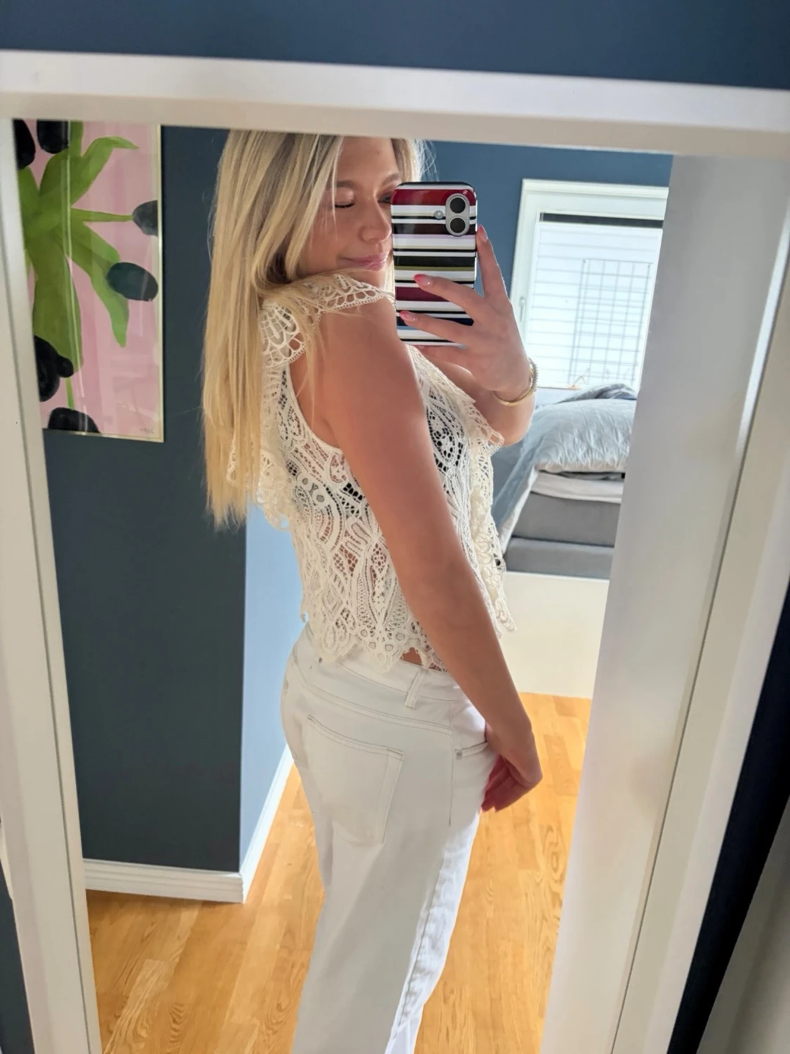 Vit spetsblus !! - 4