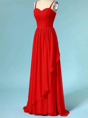 Balklänning  - Superfin röd balklänning, använd 1 gång 