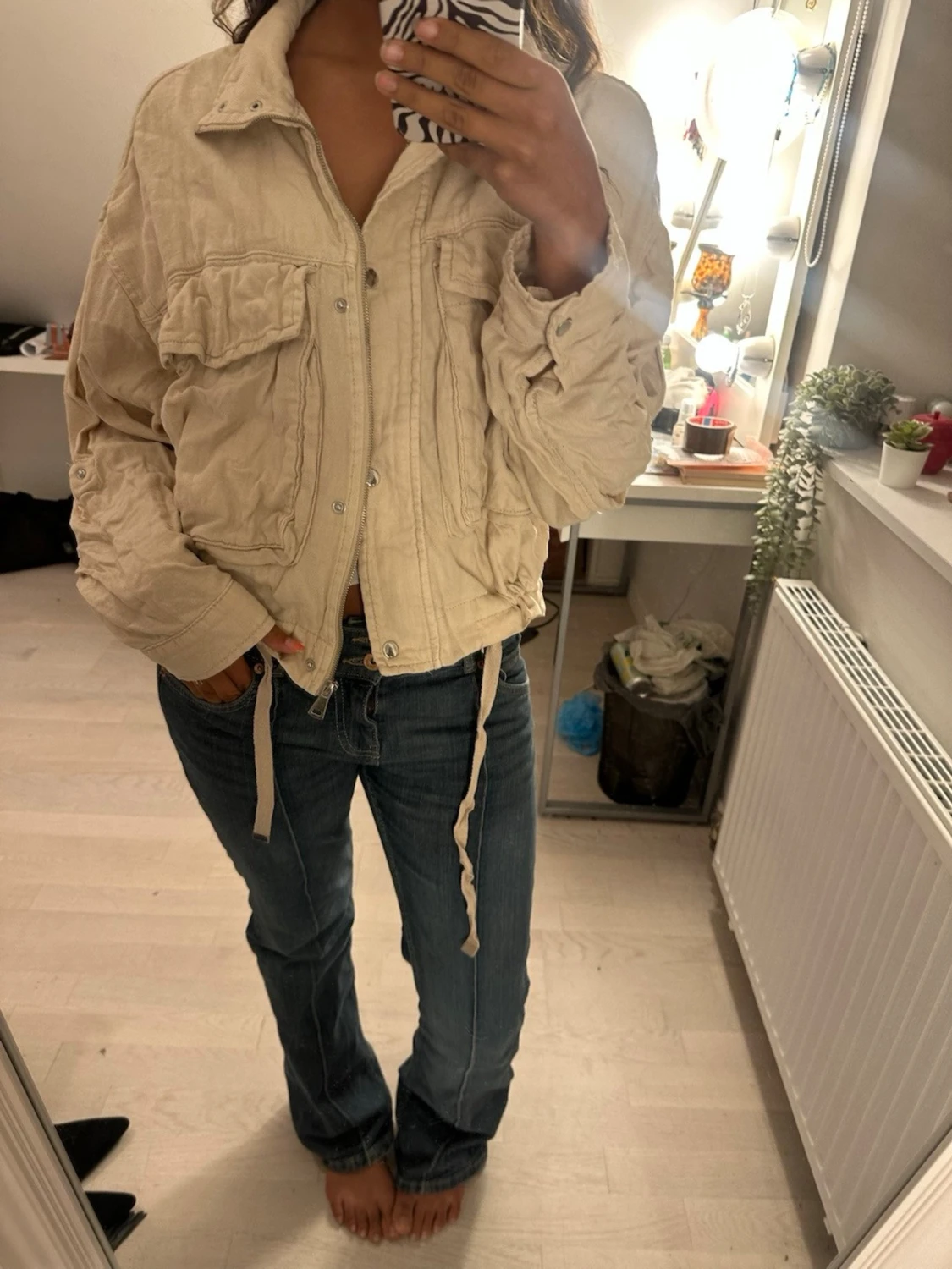 Beige vår jacka  - 6