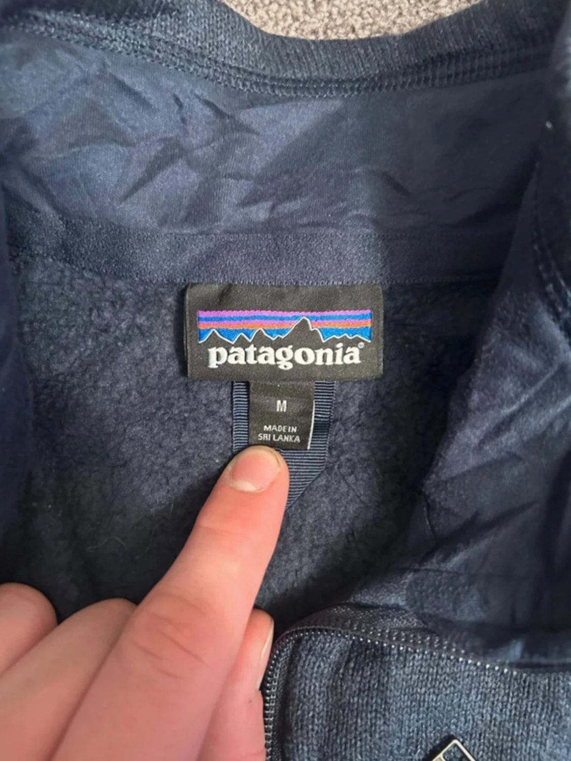 Mörkblå fleeceväst från Patagonia - 2
