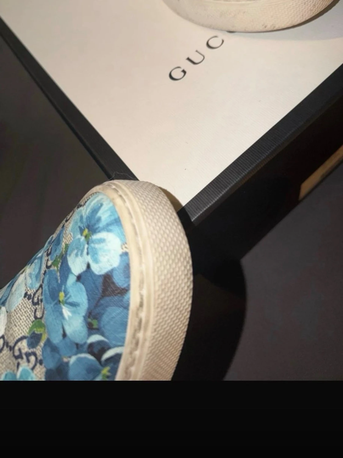 Gucci slip-on sneakers med blommor - 2