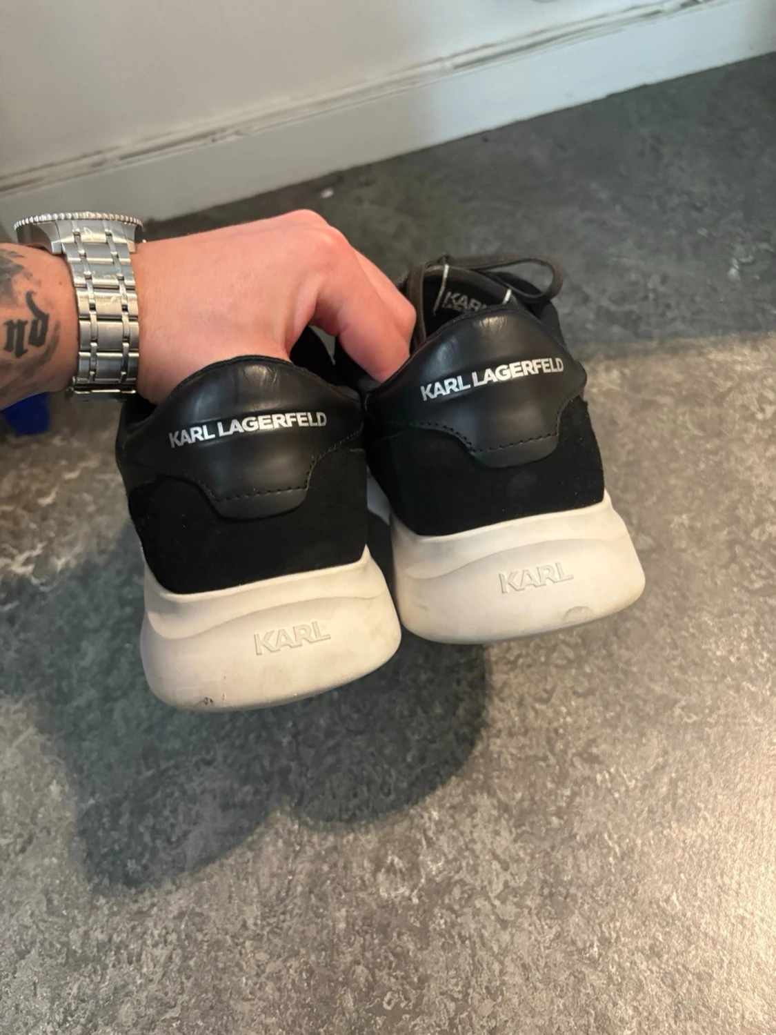 Svarta sneakers från Karl Lagerfeld - 2