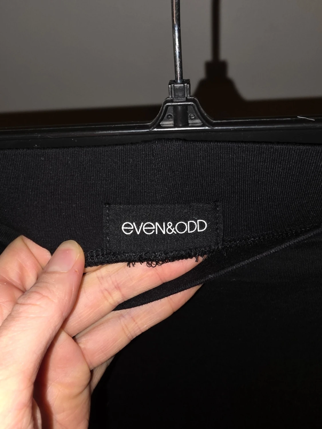 Svart långkjol i bomull - 2