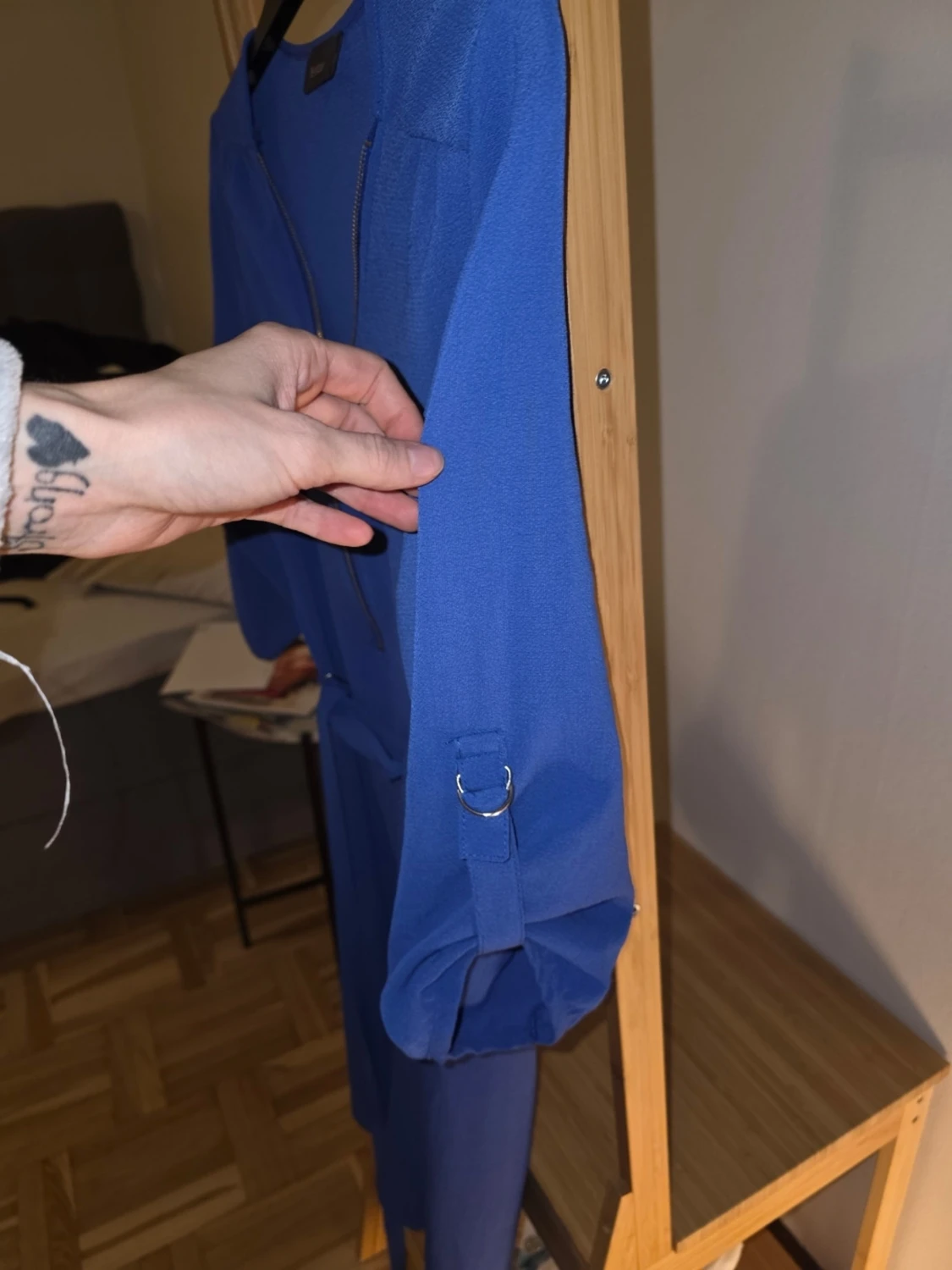 Blå klänning med dragkedja Vero Moda - 2