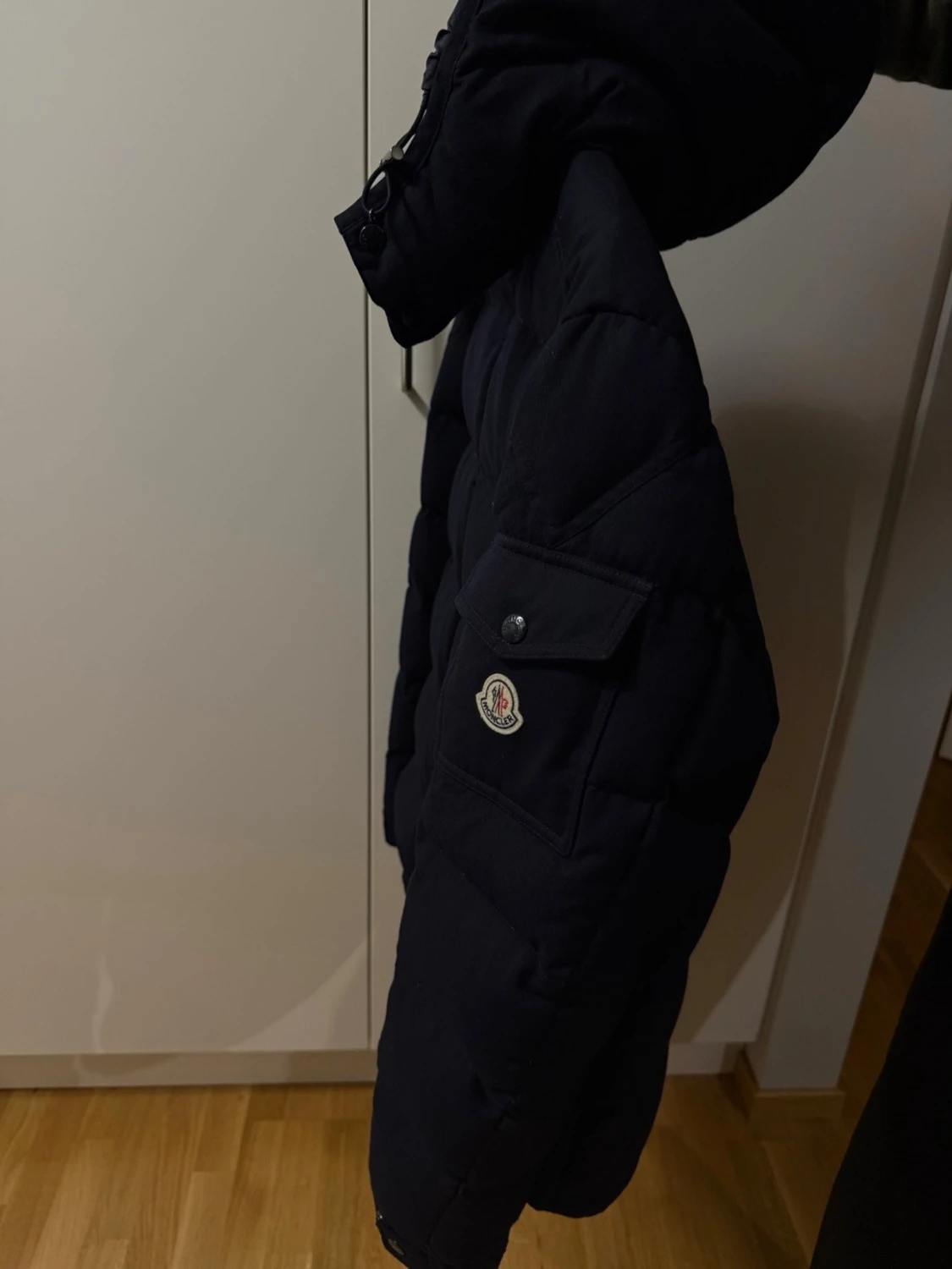 Moncler Montgenevre Flannel Down Jacket – Navy - 3