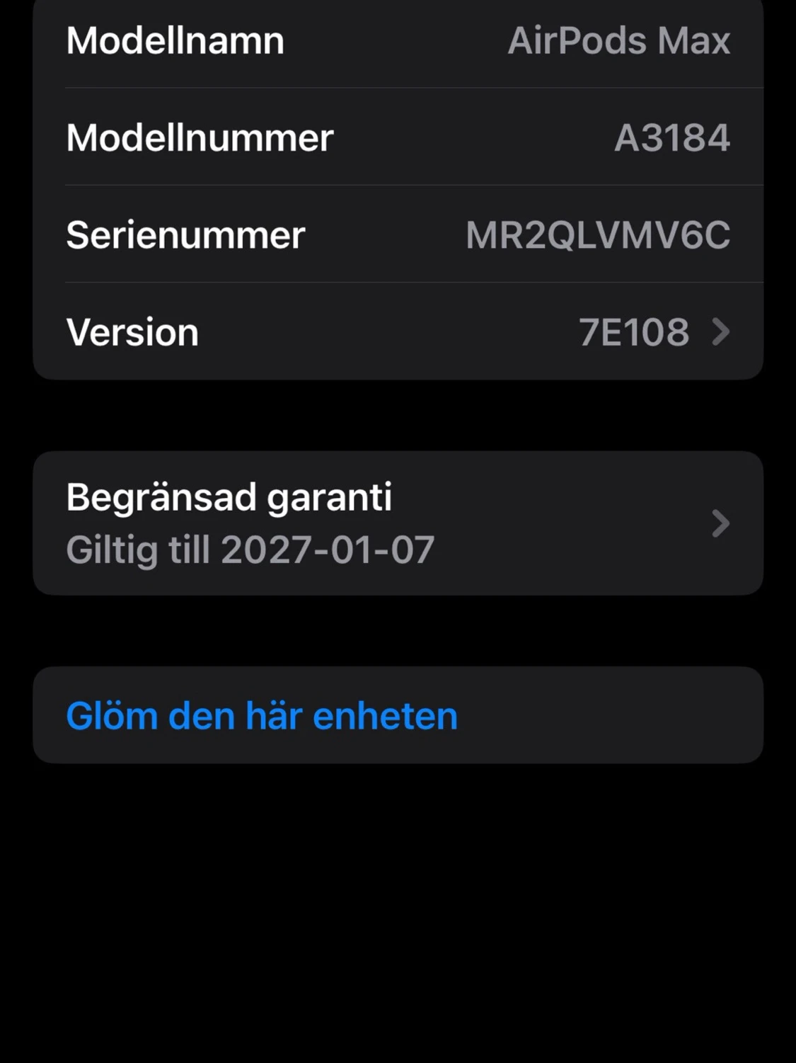 Apple AirPods Max Svart kvitto ingår - 5