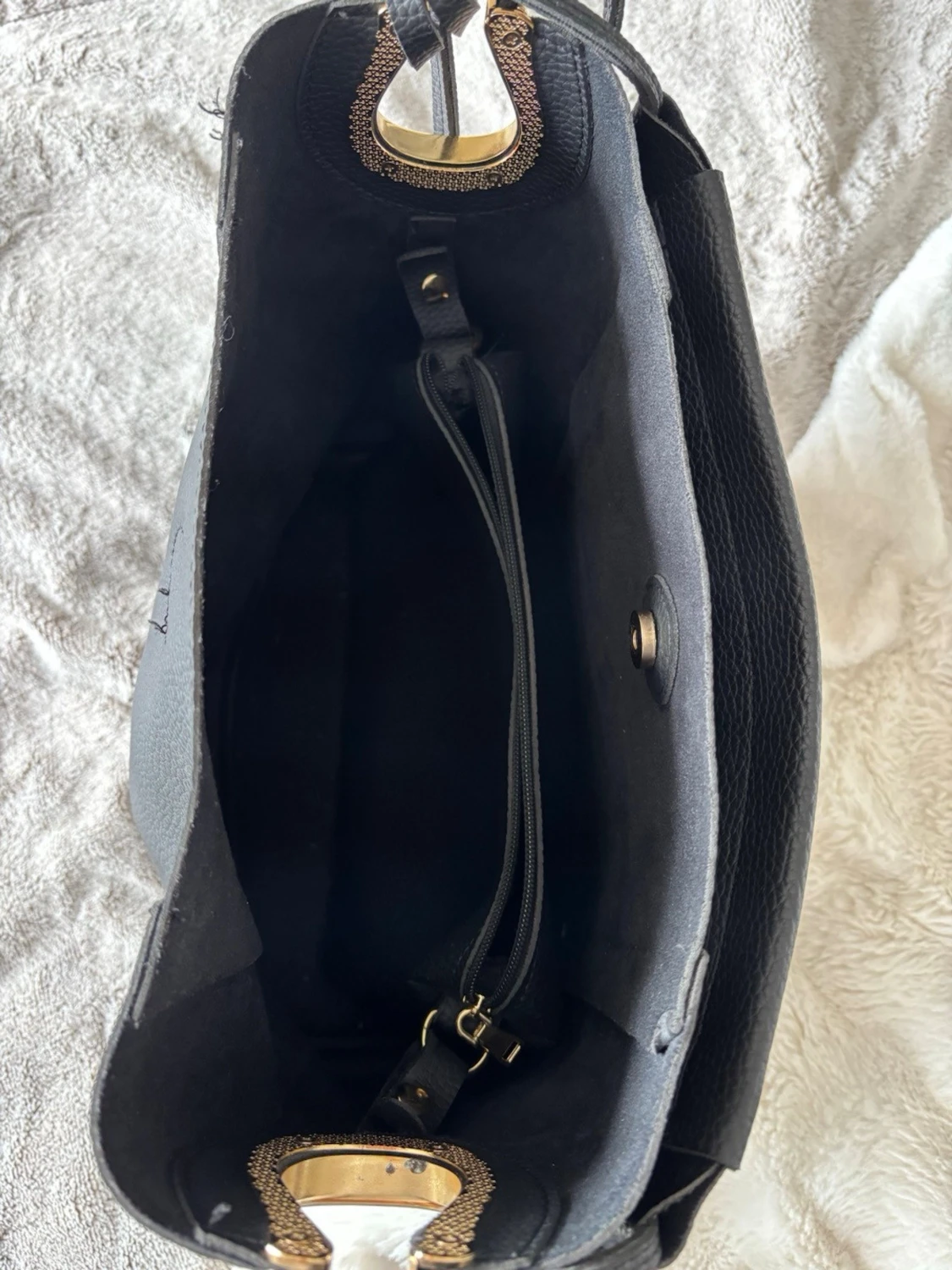 Svart Beverly Hills Polo Club bucket bag - 4