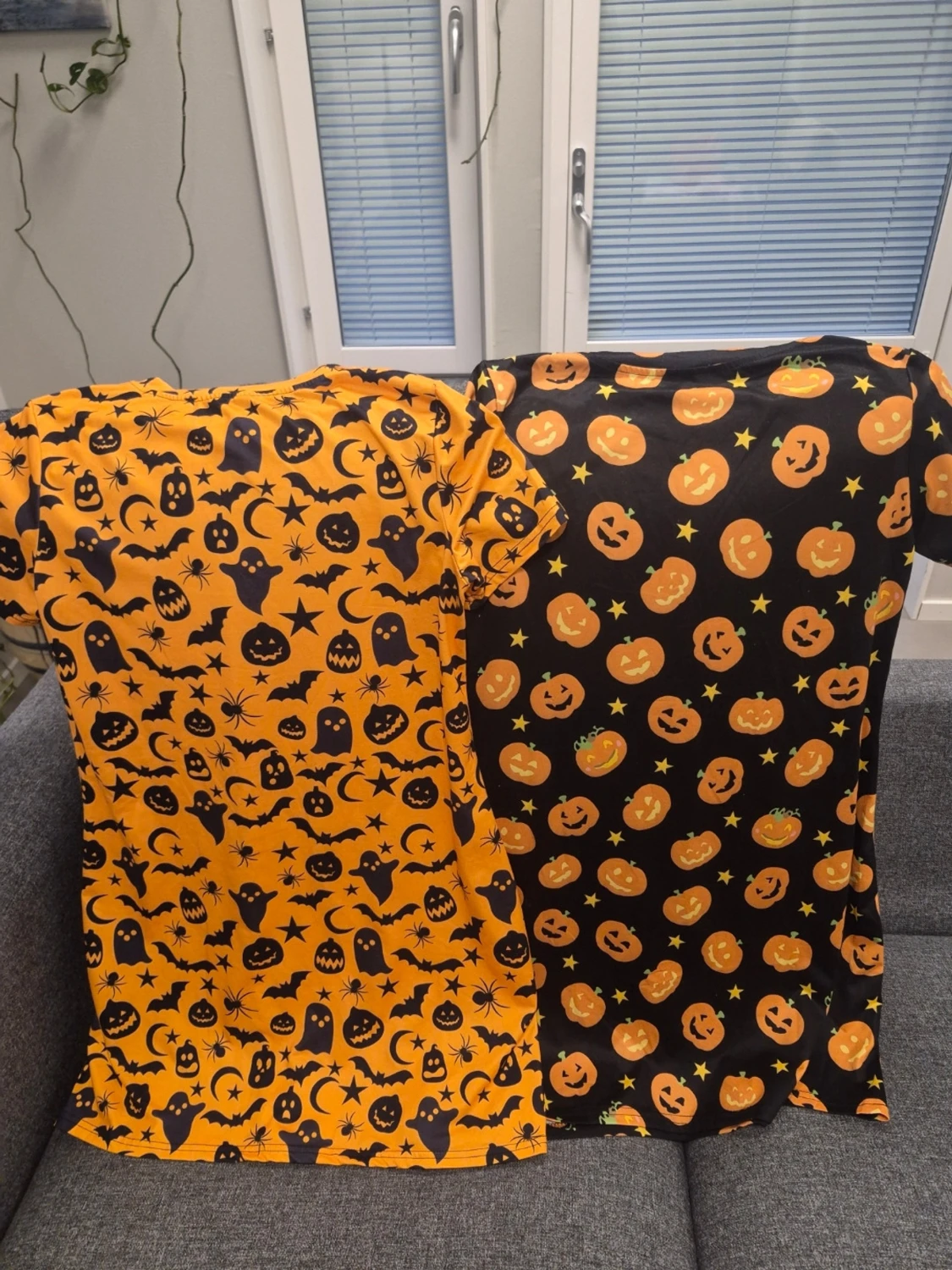 Halloweenklänningar med pumpor & spöken M - 2