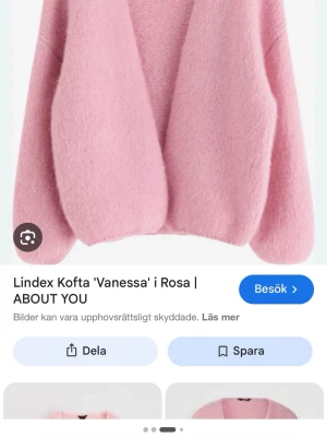 Rosa kofta från Lindex Vanessa - Helt ny stickad kofta❣️Med prislapp kvar! Nypris 399kr