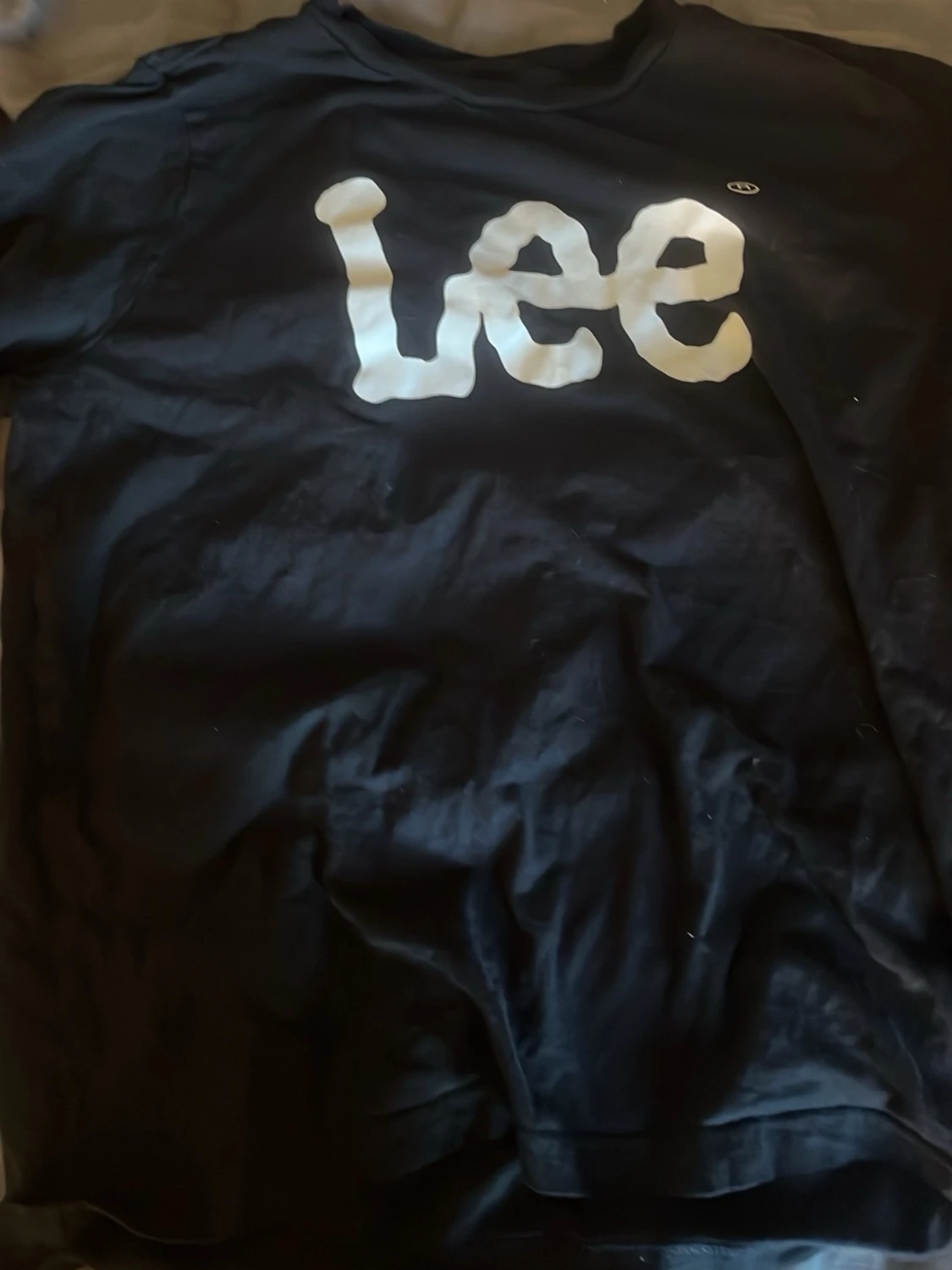 Svart t-shirt från Lee med tryck