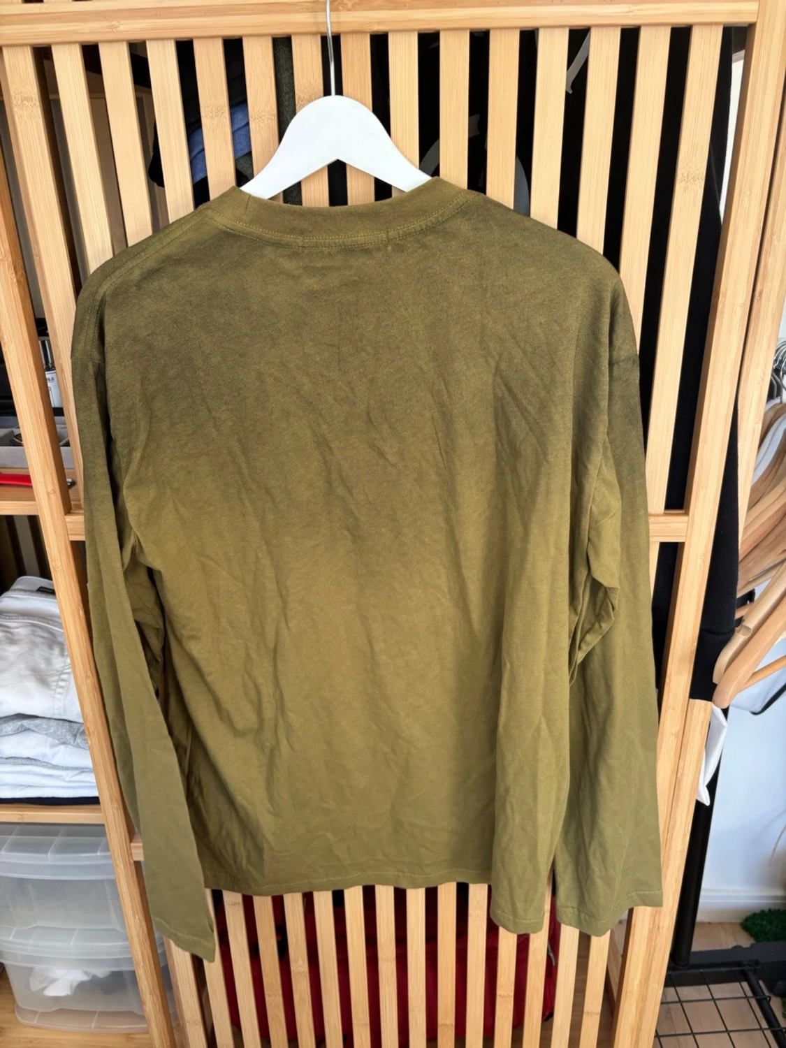 Olivgrön långärmad topp Acne Studios - 4