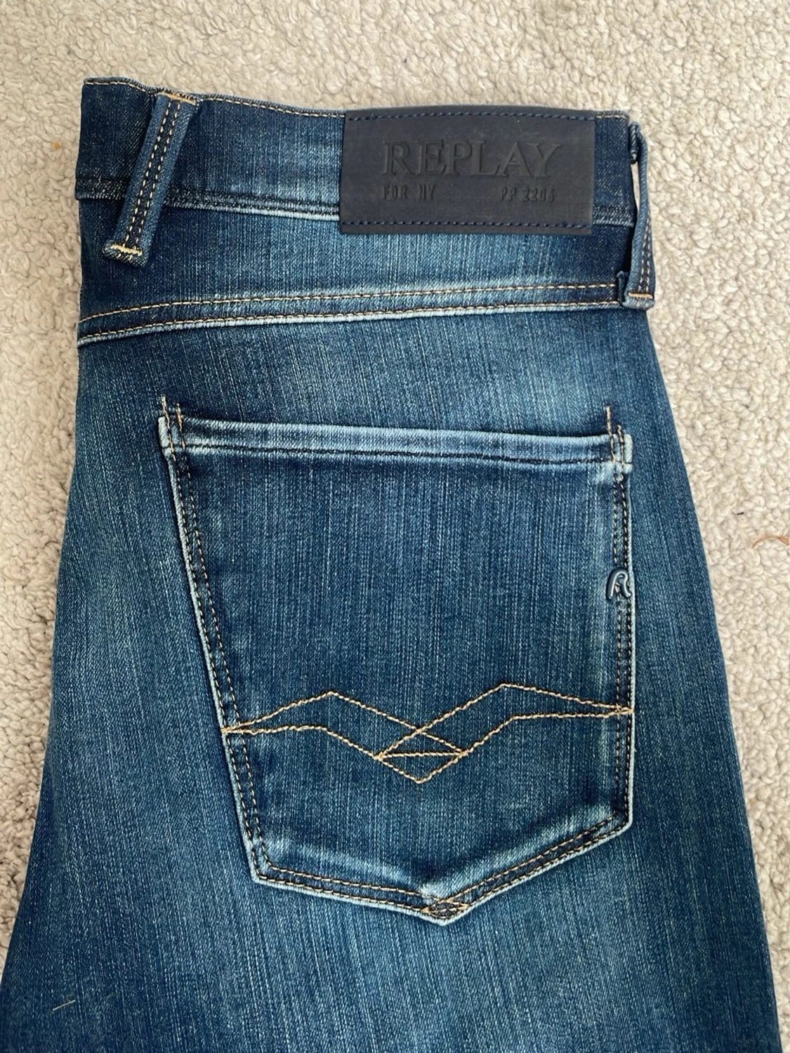 Blå skinny jeans från Replay - 1
