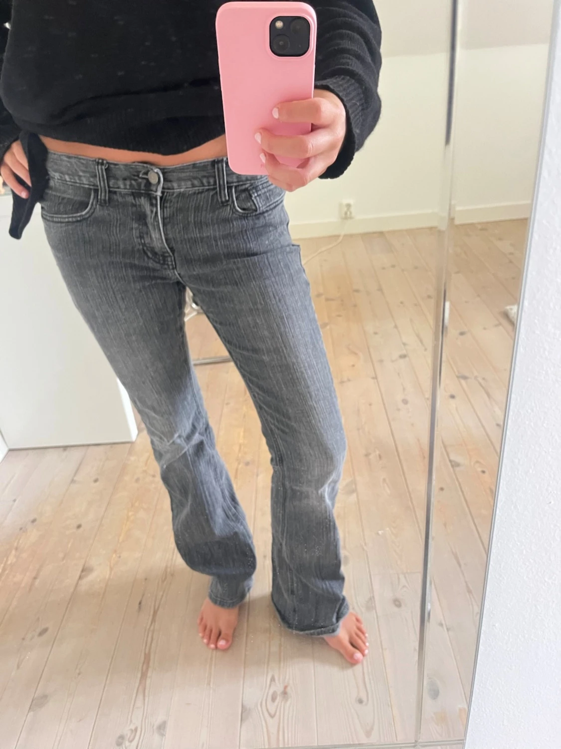 Flared jeans