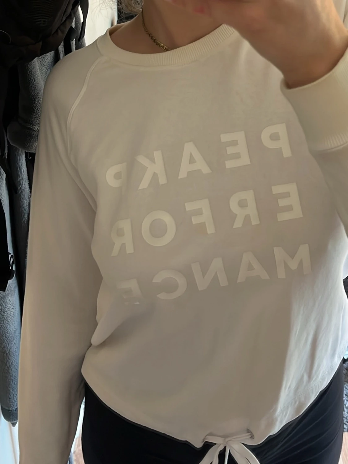 Vit sweatshirt från Peak Performance - 1